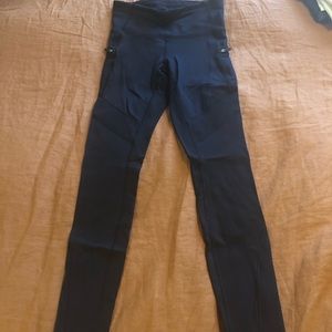 Luluemon Black Fleece leggings